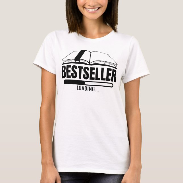 Camiseta Bestseller Carregando Engraçado Progresso Humor do (Frente)