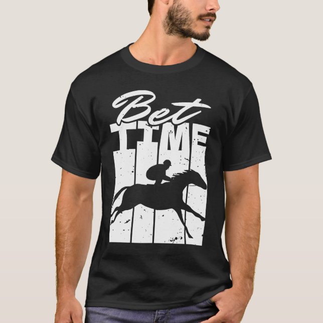 Camiseta Bet Time Horse Racing (Frente)