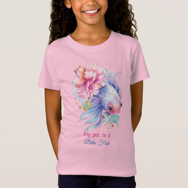 Camiseta Beta Fish Fantasy Pet (Frente)