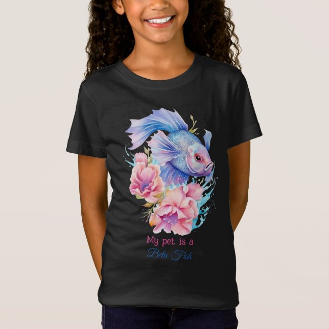 Camiseta Beta Fish Fantasy Pet (Frente)