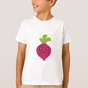 Camiseta Beterraba Kawaii Fofa