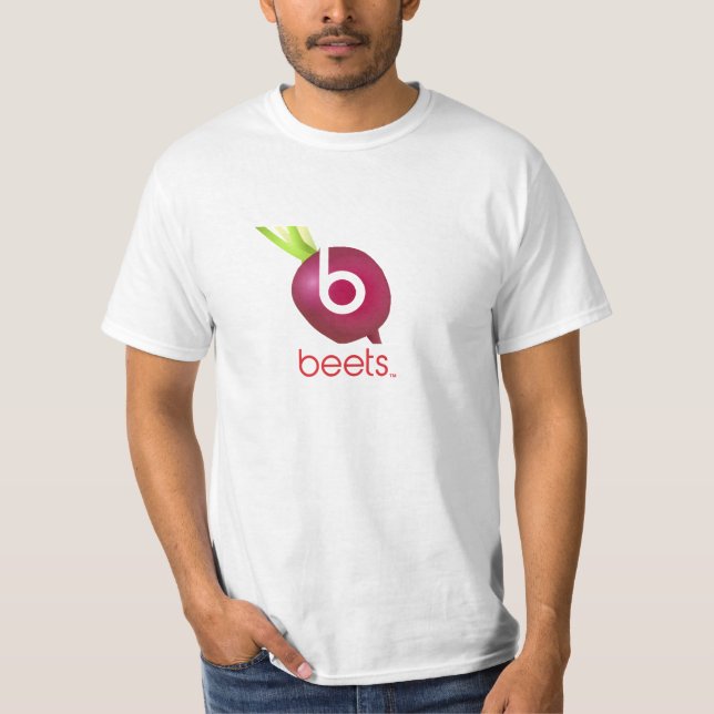 Camiseta Beterrabas. O vegetal. Não pelo Dr. Dre. (Frente)