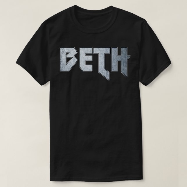 Camiseta Beth de metal pesado (Frente do Design)