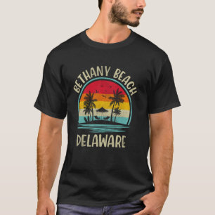 Camiseta Bethany Beach Delaware Palmeira Família Férias de