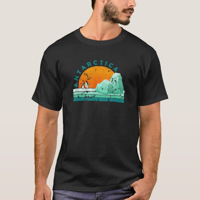 Camiseta Bethcentral Vacation Gifts Antarctica Tourist Vint (Frente)