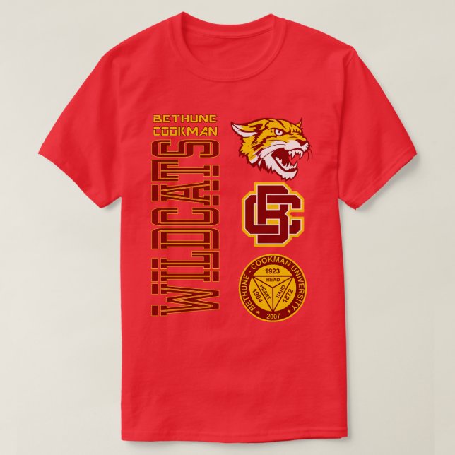 Camiseta Bethune 1904 Cookman Roupa 6 (Frente do Design)
