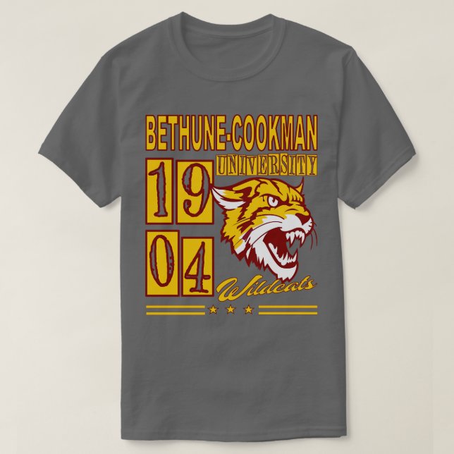 Camiseta Bethune 1904 Cookman Roupa 7 (Frente do Design)