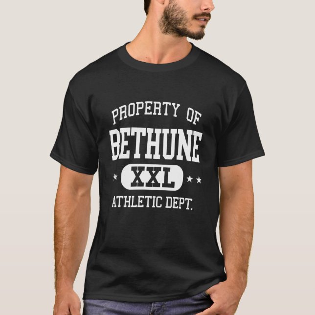 Camiseta Bethune Retro Athletic Property Dept (Frente)
