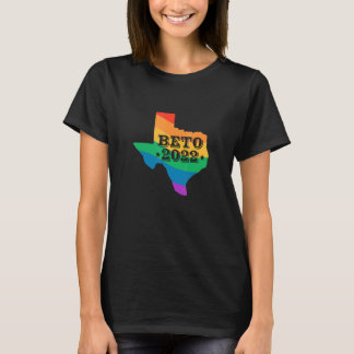 Camiseta Beto 2022 LGBT Arco-íris Mapa Texas Beto Orourke E