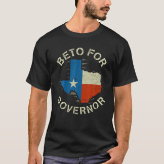 Camiseta Beto For Governador O'rourke Texas 2022 Ant Eleito