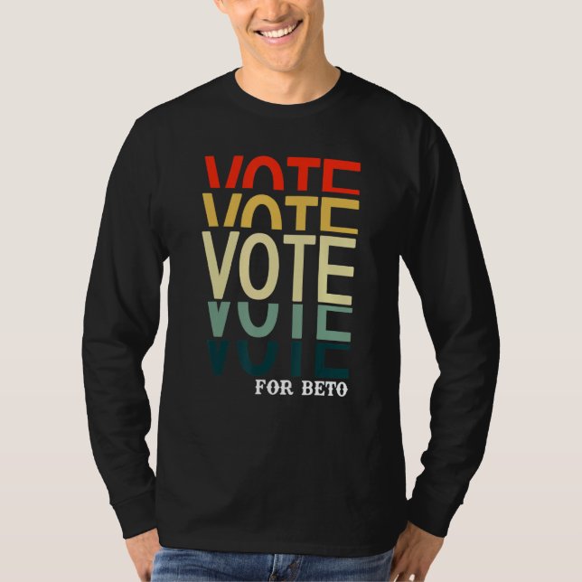 Camiseta Beto For Texas Democratic Governador 1 (Frente)