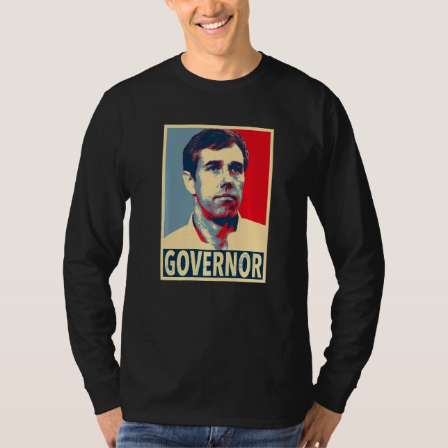 Camiseta Beto O'rourke Beto Para Governador (Frente)