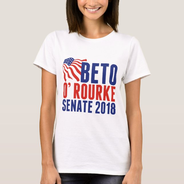 Camiseta Beto O'Rourke para o Senado 2018 (Frente)