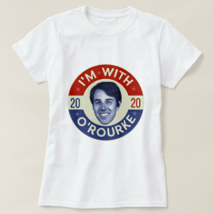 Camiseta Beto O'Rourke Presidente 2020 Foto Retro Democrata