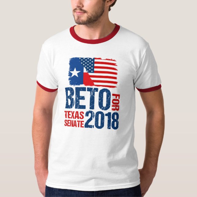 Camiseta Beto para a eleição do Senado do senador 2018 E.U. (Frente)