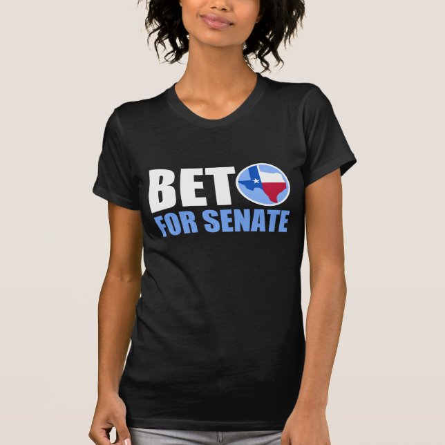 Camiseta Beto para o Senado 2018 de Texas (Frente)
