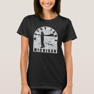 Camiseta Betsy Lake Ice Fish Michigan