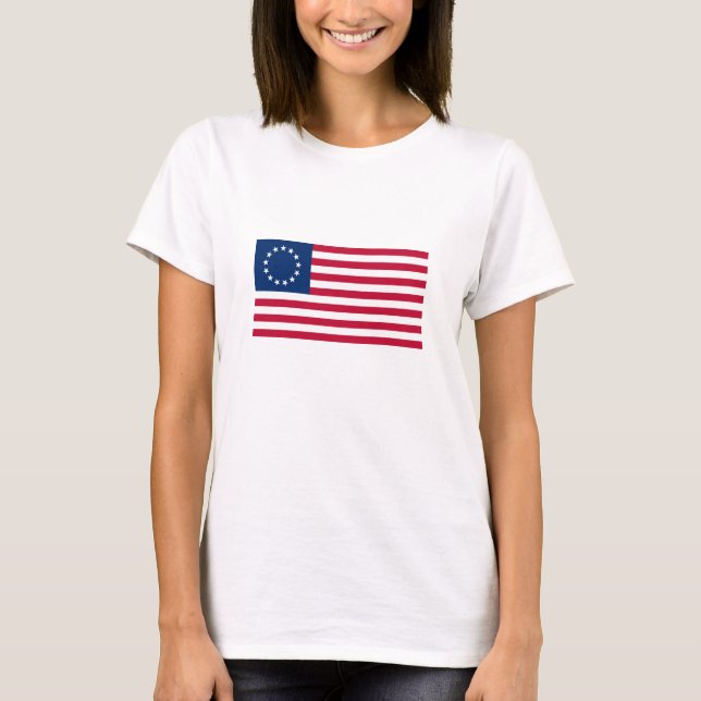 Camiseta Betsy Ross American Flag (Frente)
