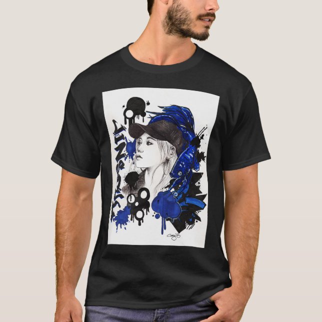 Camiseta Betta Azul (Frente)