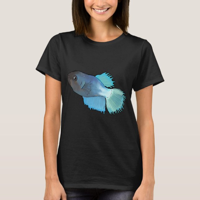 Camiseta Betta Azul (Frente)