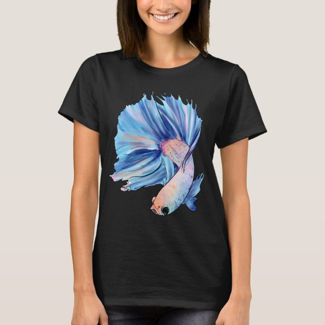 Camiseta Betta Azul (Frente)