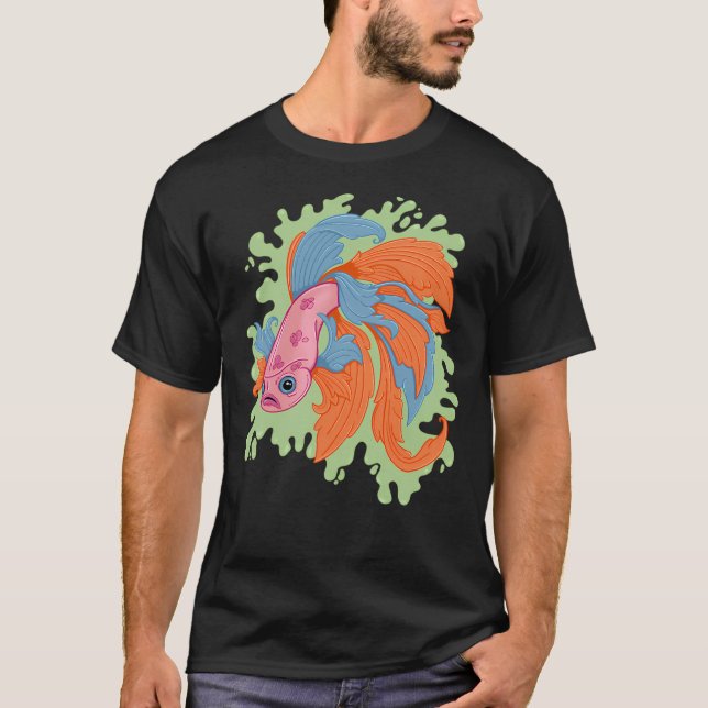 Camiseta Betta Barroco 1: Brilhante (Frente)