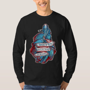 Camiseta Betta Do Que O Resto Peixe-de-luta Tailandês