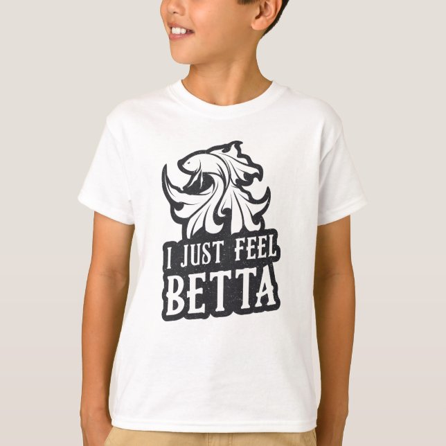 Camiseta Betta Fish Eu Só Sinto Que Betta Fish Lover Aquari (Frente)