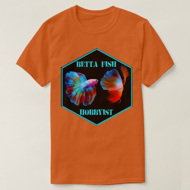 Camiseta Betta Fish Hobbyist (Frente do Design)