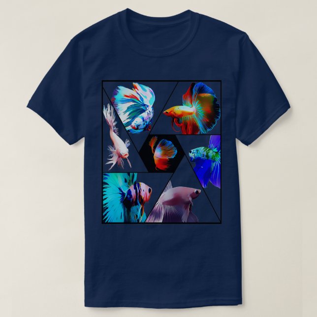 Camiseta Betta Fish Shirt (Frente do Design)