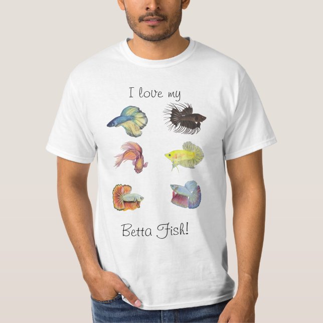 Camiseta Betta Fish T-Shirt (Frente)