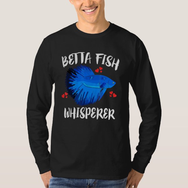 Camiseta Betta Fish Whisperer Pet Owner (Frente)