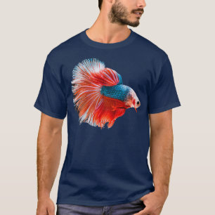 Camiseta Betta Lutando Peixes Para Todos Os Amantes De Bett