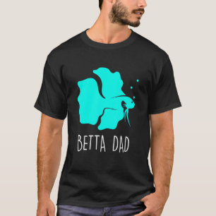 Camiseta Betta Pai Peixe Betta Aquário Peixe Lutador