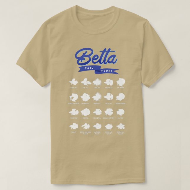Camiseta Betta Peixe tipo 1 (Frente do Design)