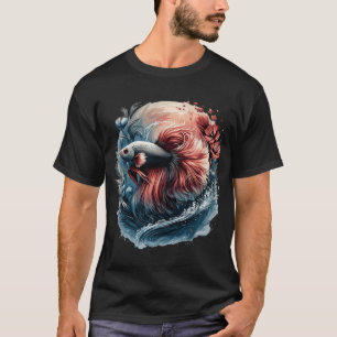Camiseta Betta Splendens, Aquário de Peixes Lutadores, Bett