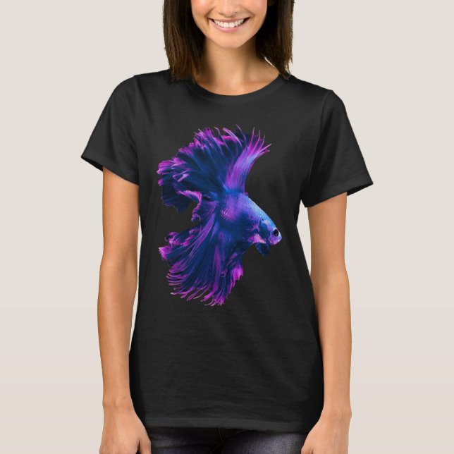 Camiseta Betta Splendens Bettas Siamese (Frente)