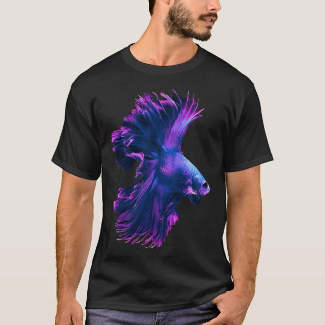 Camiseta Betta Splendens Bettas Siamese Fighting Fish (Frente)