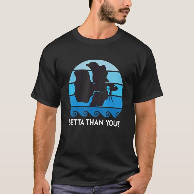 Camiseta Betta Than You Aquarium (Frente)