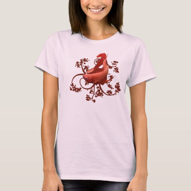 Camiseta Betta vermelho (Frente)