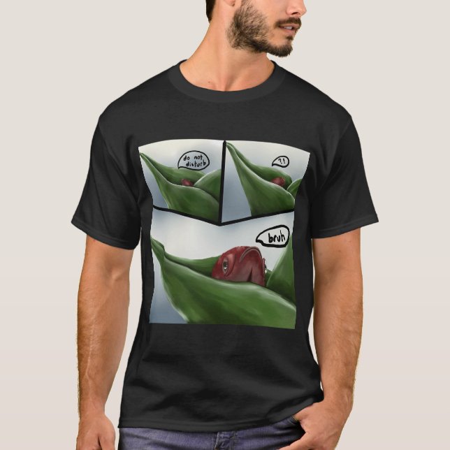 Camiseta Betta Vermelho no Modo 'Não Perturbe' (Frente)