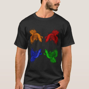 Camiseta Bettas Cauda de Coroa