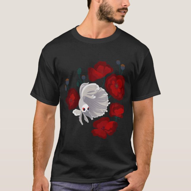 Camiseta Bettas e Papoulas (Frente)