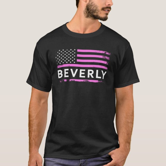 CAMISETA BEVERLY AMERICAN FLAG FOR BEVERLY (Frente)