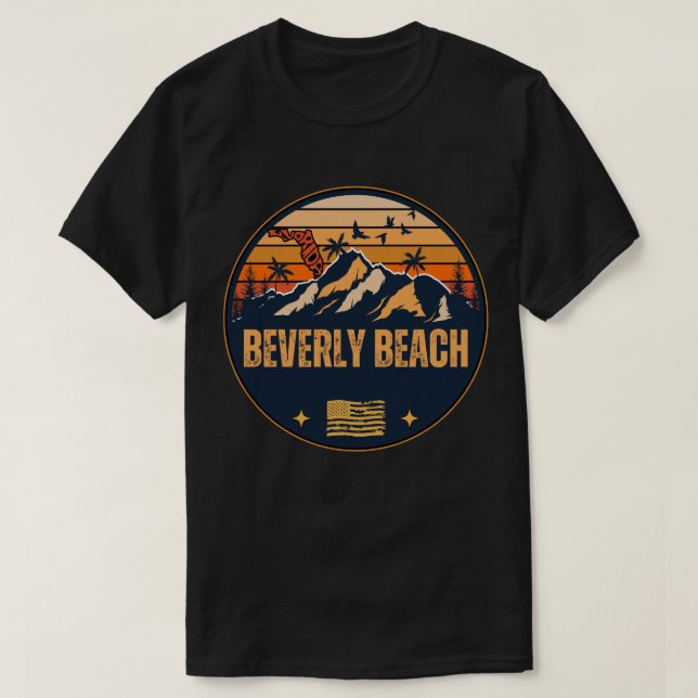 Camiseta Beverly Beach, Florida (Frente do Design)