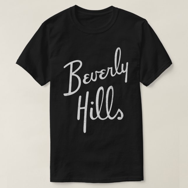 Camiseta Beverly Colinas vintage (Frente do Design)