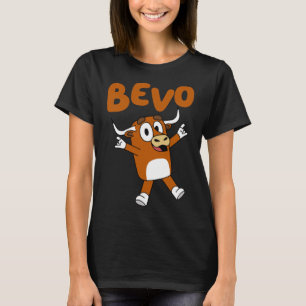 Camiseta Bevo Longhorn Bull Engraçado Cartoon para Toddler