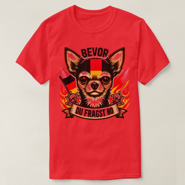 Camiseta Bevor du frags Nein Lustige Mnner Lustig Herren L (Frente do Design)