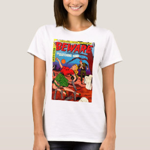 Camiseta Beware a mão embreando