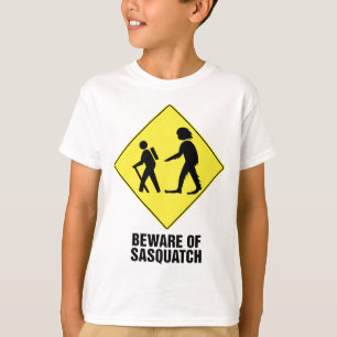 Camiseta Beware de Sasquatch